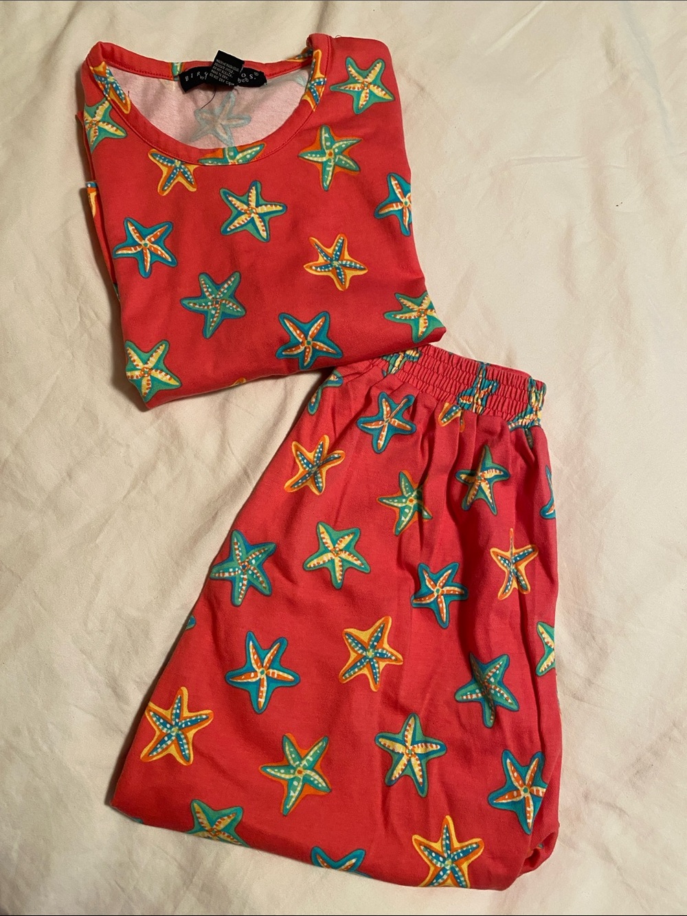 Birch Bros. 100% Cotton Colorful Starfish Set